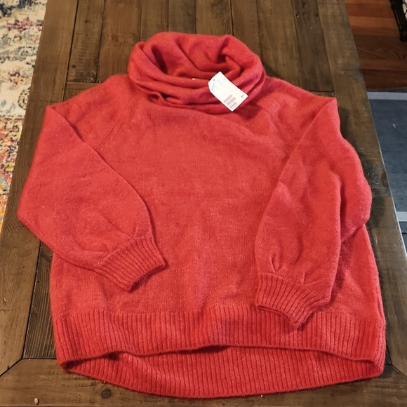 H&M Sweaters - Red Cowl Neck Soft Sweater